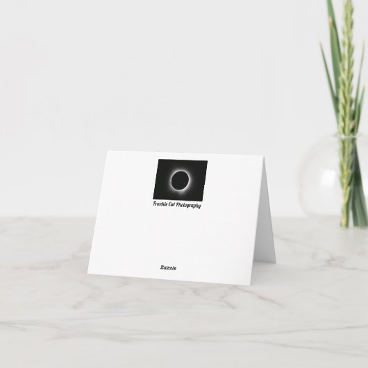 Carte Éclipse solaire totale 8 avril 2024 (Dos)