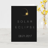 Carte Éclipse solaire totale américaine 2017 (Fleur jaune)