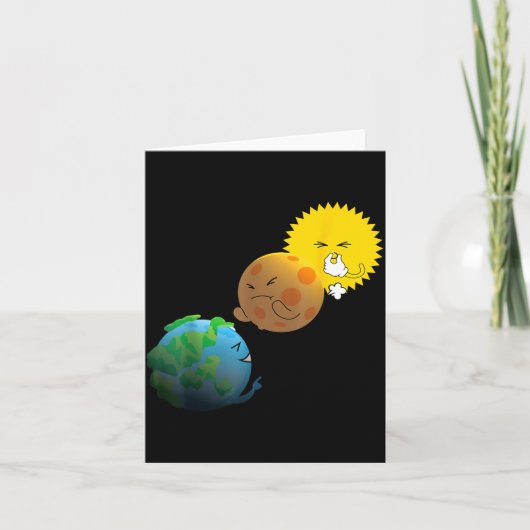 Carte Éclipse totale avril 8 Solaire (Devant)