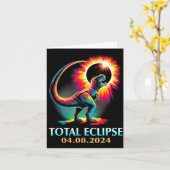 Carte Éclipse Totale Éclipse Solaire Totale Création (Fleur jaune)