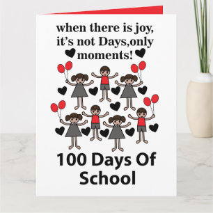 Carte École 100 Jours D'École