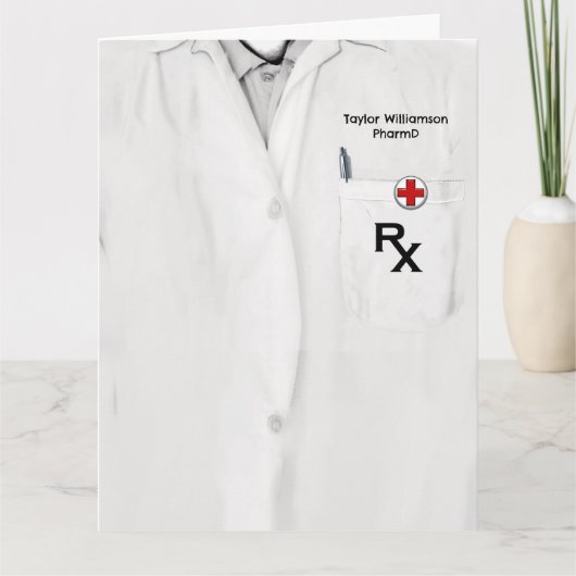 Carte École de pharmacie Pharmacy Pharmist Graduation (Devant)