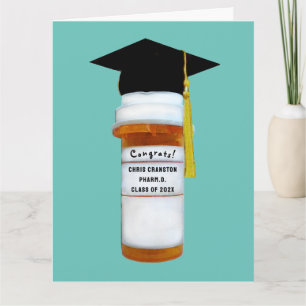 Carte École de pharmacie Pharmacy Pharmist Graduation