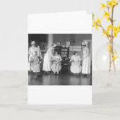 Carte École de soins infirmiers, début des années 1900 (Fleur jaune)