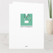 Carte École de soins infirmiers RN Infirmière Diplôme (Dos)