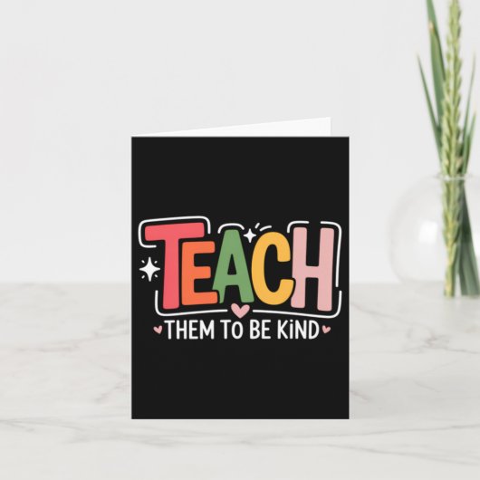 Carte École d'un professeur mignon (Devant)