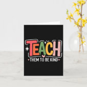Carte École d'un professeur mignon (Fleur jaune)