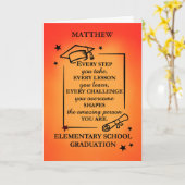 Carte École élémentaire Personnaliser l'inspiration des (Fleur jaune)