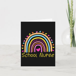 Carte École Infirmière Boho Arc-En-Ciel Journée Infirmiè