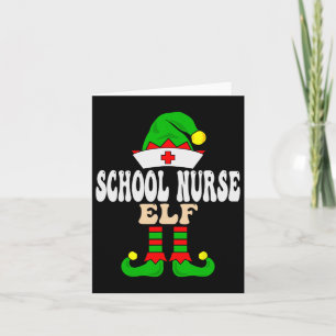 Carte École Infirmière Elf Xmas Famille Correspondante C