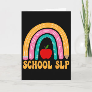 Carte École Slp Crayon Arc-en-ciel Femmes Byck À l'école
