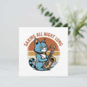 Carte Économiser toute la nuit - Pour les joueurs de sax (Debout devant)