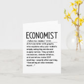 Carte Économiste (Fleur jaune)