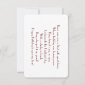 Carte Écossais Birthday Limerick, Octopus Style (Dos)