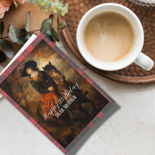 Carte écossaise Anniversaire, Carte Tartan