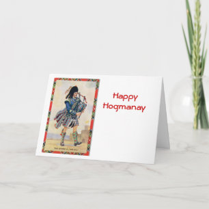 Carte Ecosse vintage, Suivre les Bagpipes