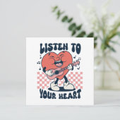 Carte écoute ton cœur (Debout devant)