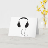 Carte Écouteurs (Fleur jaune)