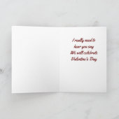 CARTE **ÉCOUTEZ CECI** CÉLÉBRONS LA SAINT-VALENTIN (Intérieur)