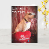CARTE **ÉCOUTEZ CECI** CÉLÉBRONS LA SAINT-VALENTIN (Fleur jaune)