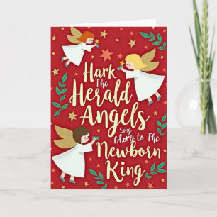 Carte Écoutez les anges de la gloire chanter