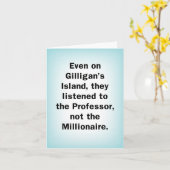 Carte Écoutez Professeur, pas une pandémie de milliardai (Fleur jaune)