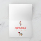 Carte Ecoutez Ye Blonde mignon Chevalier Anniversaire (Intérieur)