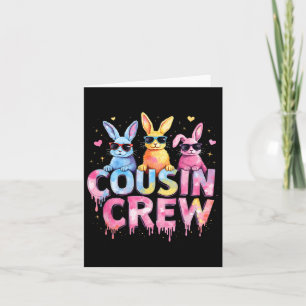 Carte Écran Cousin Famille De Lapin De Pâques Jumelé