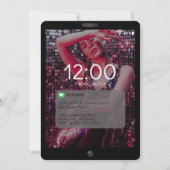 Carte Écran de verrouillage de téléphone portable Noir f (Devant)