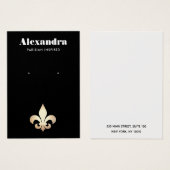 Carte Écran Fleur De Lis (Devant & derrière)