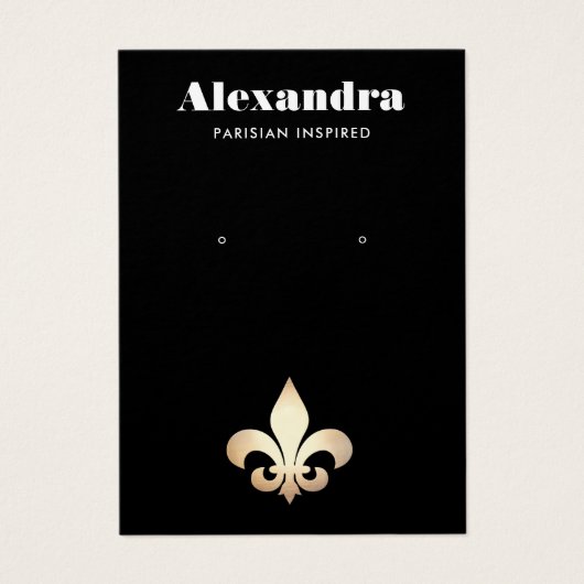 Carte Écran Fleur De Lis (Devant)