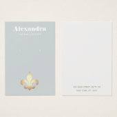 Carte Écran Fleur De Lis (Devant & derrière)