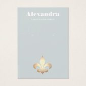 Carte Écran Fleur De Lis (Devant)