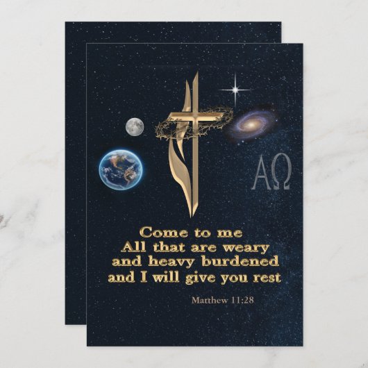 Carte Écriture (Devant / Derrière)