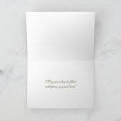Carte Écriture Bénédiction d'anniversaire à une fille sp (Intérieur)