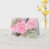 Carte Écriture d'anniversaire grâce et paix pour vous (Fleur jaune)