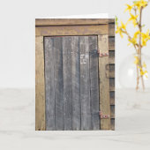 Carte Écriture dans la fenêtre (Fleur jaune)