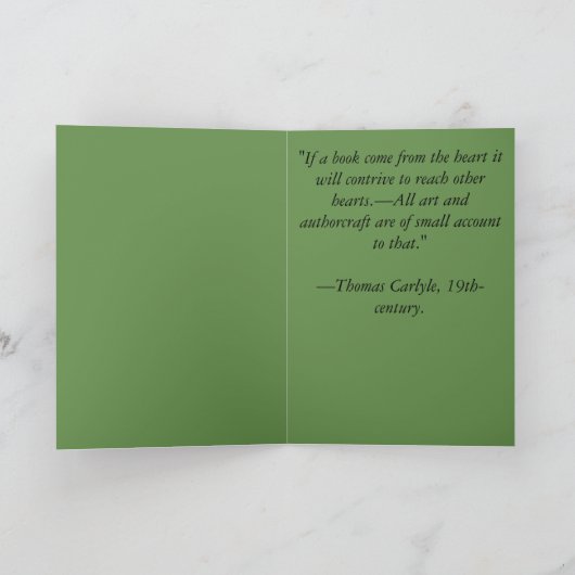 Carte : écriture de devis à l'intérieur (Intérieur)