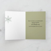 Carte Écriture de Joyeux Noël James Forêt d'hiver (Intérieur)