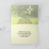 Carte Écriture de Pâques Jean 3:16 Dieu aima tellement l (Intérieur)