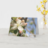Carte Écriture décontractée Merci Apple Blossements (Fleur jaune)