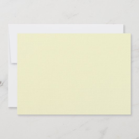 Carte Écriture Élégante Lecture de cérémonie de mariage (Dos)