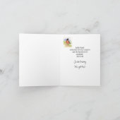 Carte Écriture sainte gaie de bible d'aquarelle de Robin (Intérieur)