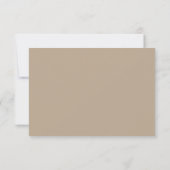 Carte Écriture Simple Taupe Cadeau Professionnel Avec Lo (Dos)