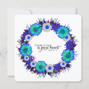 Carte Écriture Verse Spirituel Matthieu Royaume