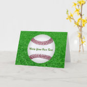 Carte Écrivez votre propre texte (Fleur jaune)