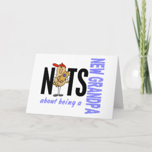 Carte Écrous au sujet d'être un nouveau bleu du