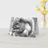 Carte Écureuil (Fleur jaune)