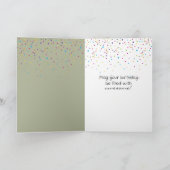 Carte Écureuil d'anniversaire mignon (Intérieur)