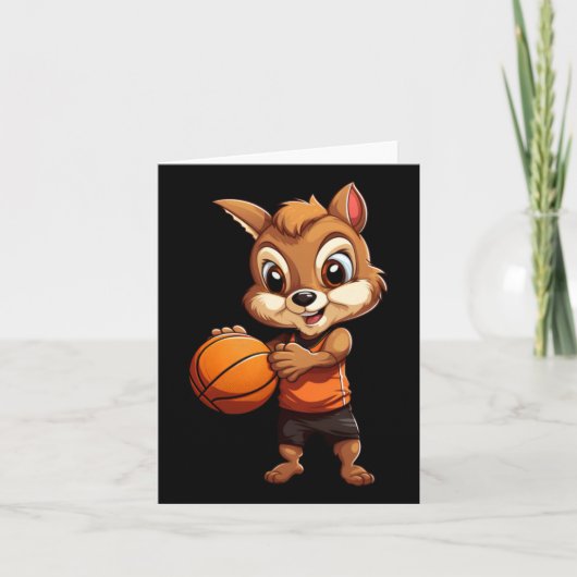 Carte Écureuil de basket (Devant)